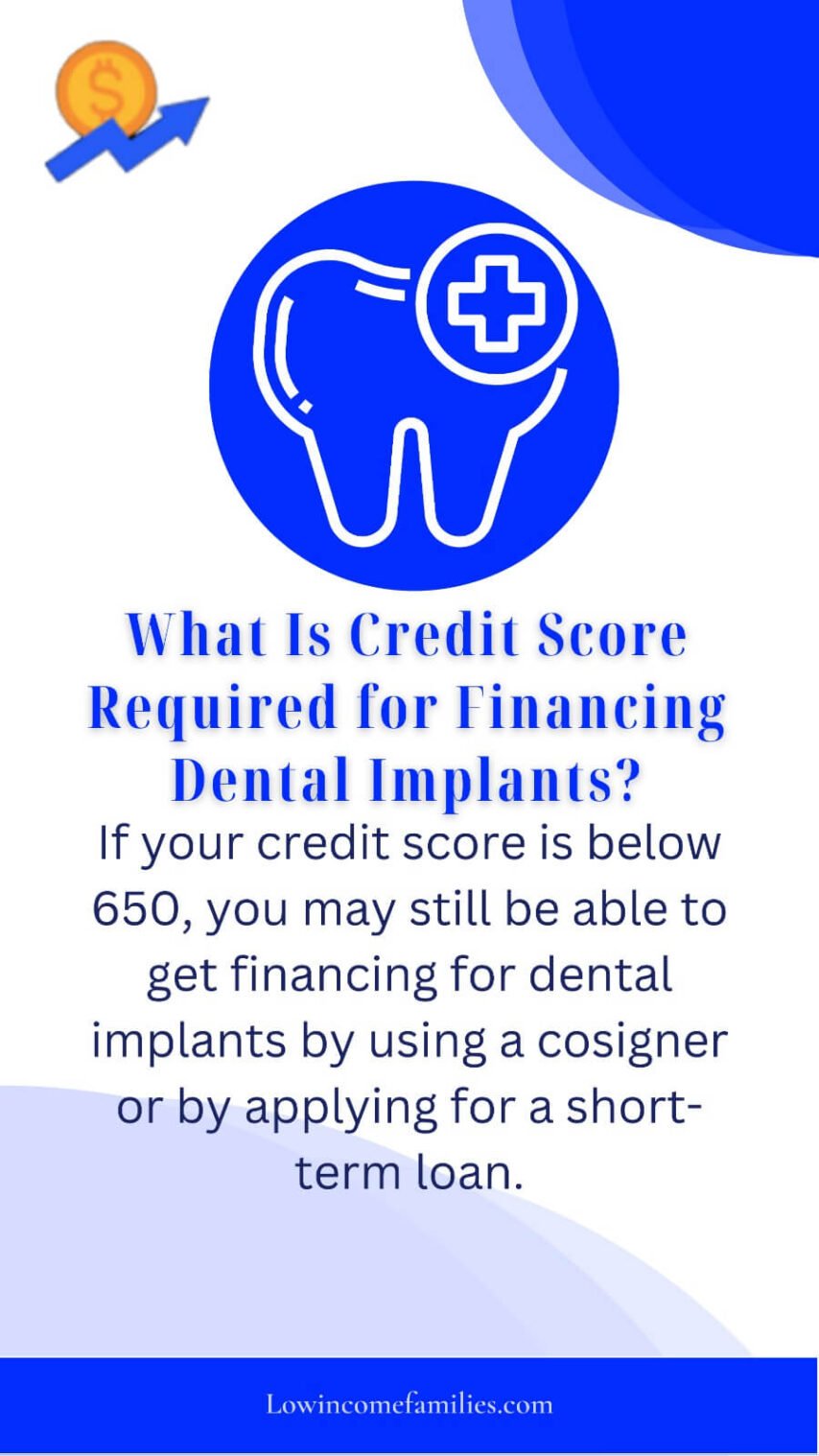 What Credit Score Do You Need To Finance Dental Implants? Low