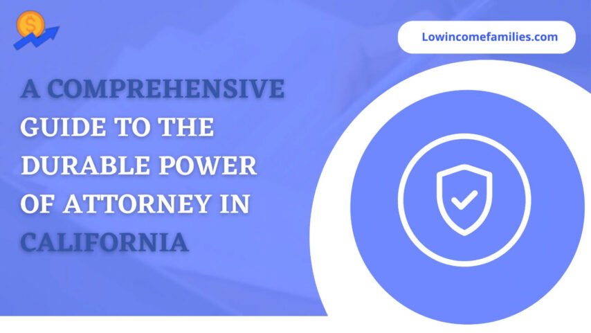 Durable power of attorney california