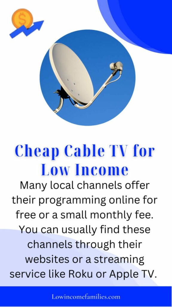 Free cable tv for low income families