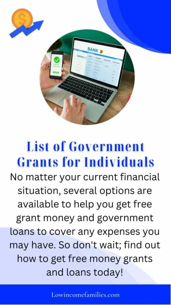 Government grants for individuals