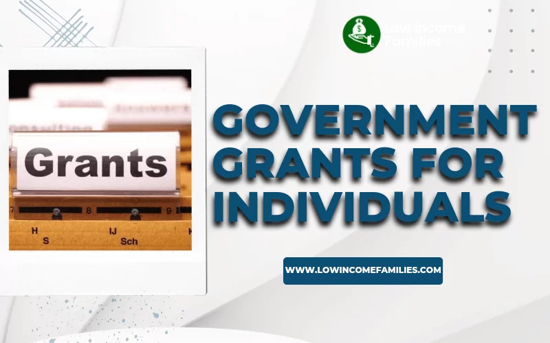 Government grants for individuals
