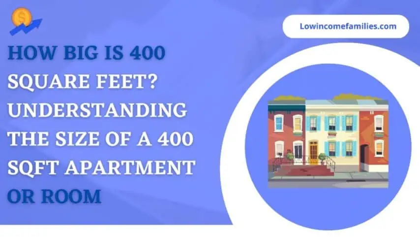 How big is 400 square feet