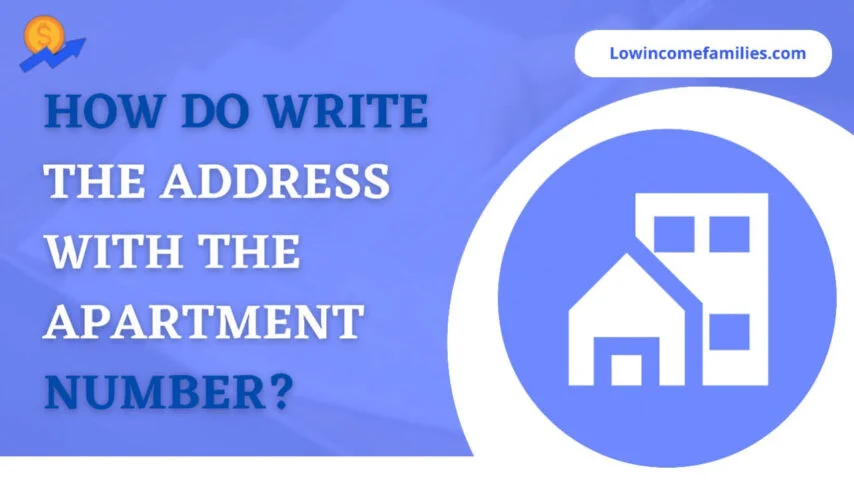 How to write apartment address
