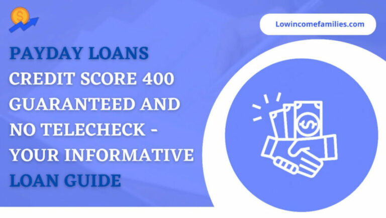 Payday Loans Credit Score 400 Guaranteed And No Telecheck