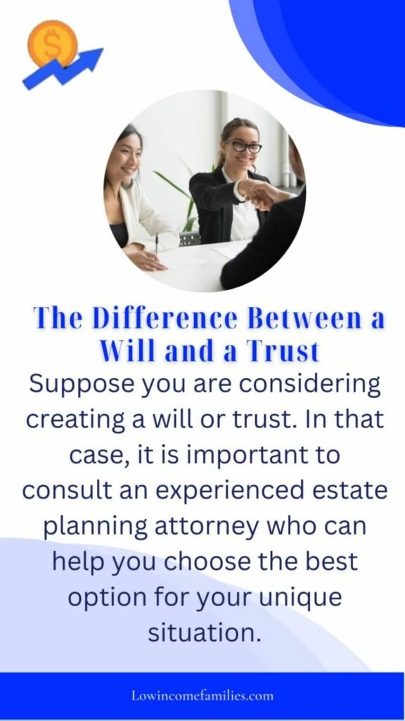 What is the difference between a will and a will trust